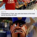 Classmates of Tenn. boy who lost items in fire hold secret toy drive for him. | image tagged in it's enough to make a grown man cry,memes,wholesome,fire,meme,funny | made w/ Imgflip meme maker