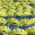 Toy story aliens  | WHEN THE GOVERNMENT OPENS CHUCK E. CHEESE | image tagged in toy story aliens | made w/ Imgflip meme maker