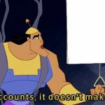 The Emperors new groove meme template