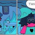 deltarune this is fine meme