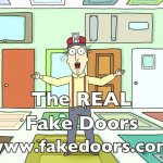 rick and morty fake door