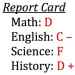 Bad Report Card