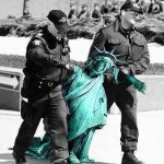 Lady Liberty Being Arrested
