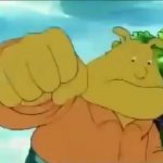 Binky about to punch meme