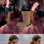 hermione crying
