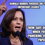 Kamala Harris debate toilet paper