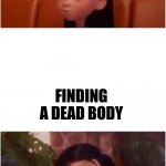 Shocked | AMONG US PERSON; FINDING A DEAD BODY | image tagged in shocked | made w/ Imgflip meme maker