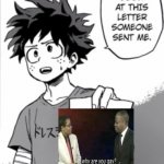 People wonder if Deku is gay | image tagged in deku letter,bnha,funny,funny memes,memes,meme | made w/ Imgflip meme maker