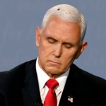 Vice President Pence, there's a fly on your head