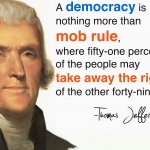 Thomas Jefferson democracy quote
