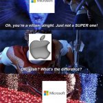 Microsoft is just better | image tagged in presentation | made w/ Imgflip meme maker