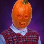 Bad luck Brian pumpkin