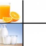 milk is better than orange juice