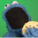 Cookie monster munching on 
