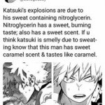 Bakugo smells good meme