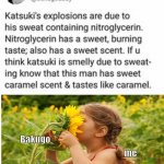 Somethin smells good | Bakugo; me | image tagged in bakugo smells good | made w/ Imgflip meme maker