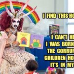 Demon looking Trans corrupting children