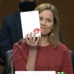 Amy Coney Barret Kiss