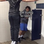 my brain | cringy memories; me trying to sleep | image tagged in t pose to assert dominance,memories,sleep | made w/ Imgflip meme maker