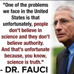 Dr. Fauci quote