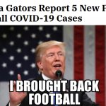 Trump brought back Gator Football