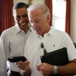 Biden and Obama