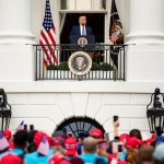 Trump on Patio