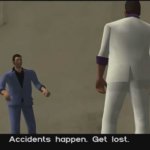 Accidents happen get lost meme