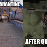 When did we stop allowing anonymous posts? | BEFORE QUARANTINE; AFTER QUARANTINE | image tagged in good/bad disney world | made w/ Imgflip meme maker
