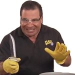 Phil Swift with knife