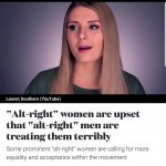 Alt-right women meme