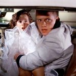 Back to the Future Biff & Lorraine in car