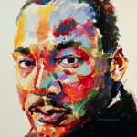 Martin Luther King, Jr. painting