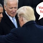 Obama Trump Biden | You will Hang
for Treason | image tagged in obama trump biden | made w/ Imgflip meme maker