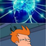Big brain and small brain meme