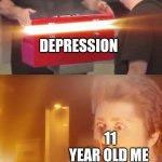JonTron | THE EDUCATION SYSTEM; DEPRESSION; 11 YEAR OLD ME | image tagged in jontron | made w/ Imgflip meme maker