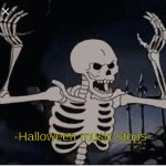 Halloween Music stops meme