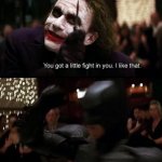 Joker and batman