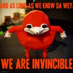 Da Wey | image tagged in da wey,ugandan knuckles,memes,do you know da wae,da wae,savage memes | made w/ Imgflip meme maker