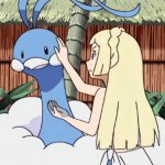 Lillie rubbing a Pokemon like its a Penis