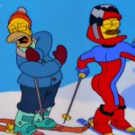 Ned Flanders Ski meme