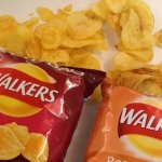 Two bags of crisps