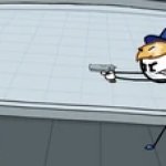 Sven points gun at Henry meme