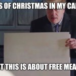 Boris Johnson | GHOSTS OF CHRISTMAS IN MY CALENDAR; OH DAM, I BET THIS IS ABOUT FREE MEALS FOR KIDS | image tagged in boris johnson | made w/ Imgflip meme maker