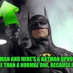 Batman Upvote meme