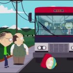 Cartman under bus