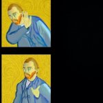 Van Gogh hotline bling meme
