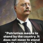 Teddy Roosevelt quote patriotism