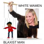 White Wamen Blaxist Man