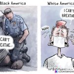 Black America vs. White America I can't breathe